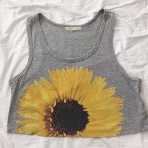 Sunflower Crop Top